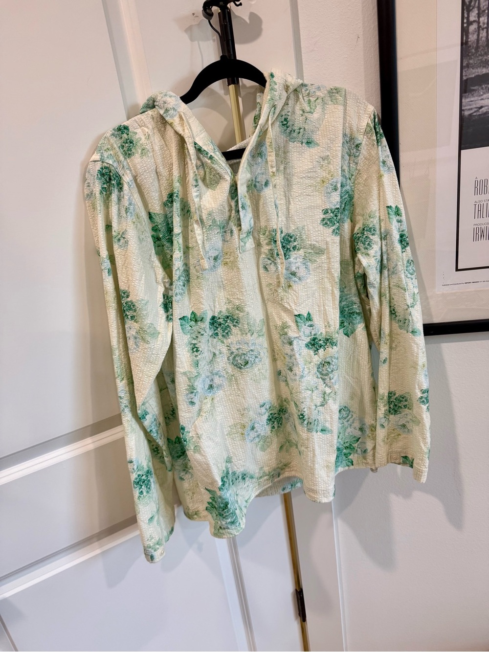 Kith Yellow Seersucker Hoodie